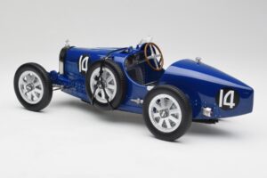 Bugatti Type 35 #14 Dark Blue Norev 1:12 125703 Metal — billede 5 af 6
