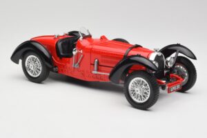 Bugatti Type 55 Rød Bburago 1:18 3009 Metal — billede 4 af 6