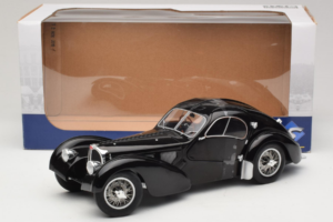 Bugatti Type 57 SC Atlantic Sort Solido 1:18 S1802101 Metal — billede 6 af 6