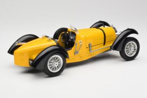 Bugatti Type 59 Gul Bburago 1:18 3005 Metal — billede 3 af 8