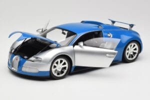 Bugatti Veyron Edition Centenaire Chrome Blue Minichamps 1:18 100110850 Metal — billede 2 af 8