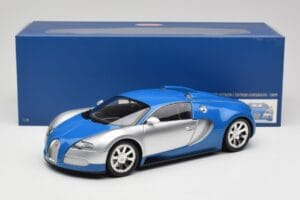 Bugatti Veyron Edition Centenaire Chrome Blue Minichamps 1:18 100110850 Metal — billede 8 af 8