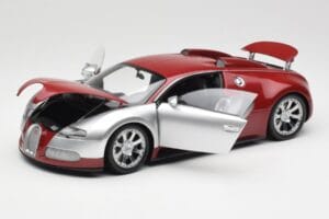Bugatti Veyron Edition Centenaire Chrome Red Minichamps 1:18 100110851-O Metal — billede 2 af 8