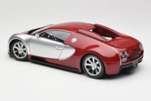 Bugatti Veyron Edition Centenaire Chrome Red Minichamps 1:18 100110851-O Metal — billede 7 af 8
