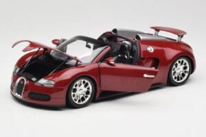 Bugatti Veyron Grand Sport Rød Minichamps 1:18 100110832 Metal — billede 2 af 9