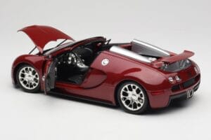 Bugatti Veyron Grand Sport Rød Minichamps 1:18 100110832 Metal — billede 6 af 9