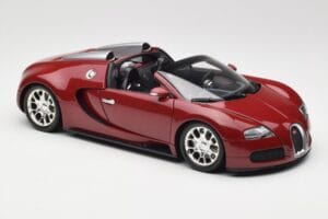 Bugatti Veyron Grand Sport Rød Minichamps 1:18 100110832 Metal — billede 7 af 9