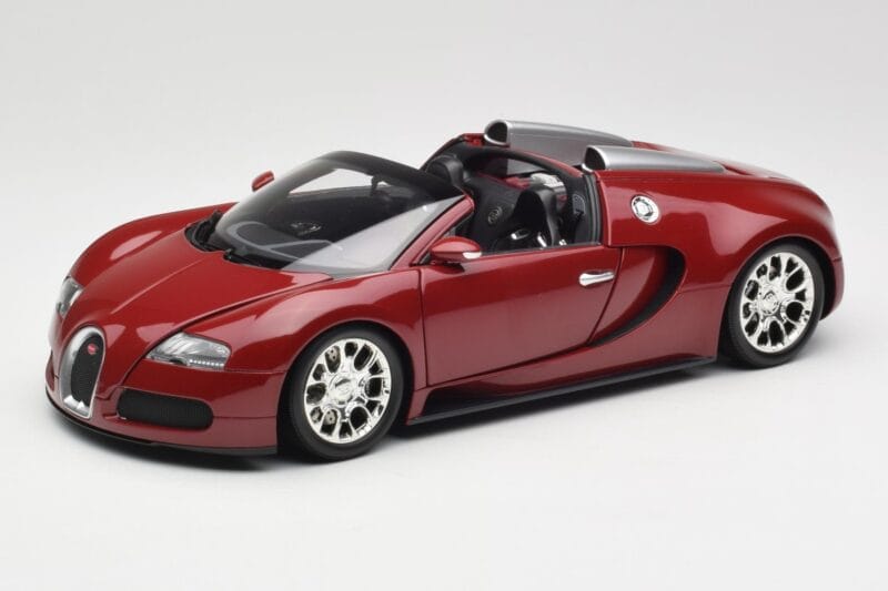 Bugatti Veyron Grand Sport Rød Minichamps 1:18 100110832 Metal