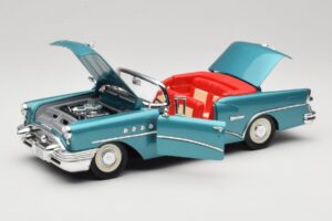 Buick Century Cabriolet Blå Mira 1:18 6134 Metal — billede 2 af 8
