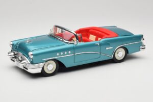 Buick Century Cabriolet Blå Mira 1:18 6134 Metal