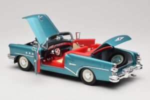 Buick Century Cabriolet Blå Mira 1:18 6134 Metal — billede 5 af 8