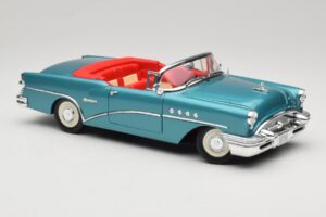 Buick Century Cabriolet Blå Mira 1:18 6134 Metal — billede 6 af 8