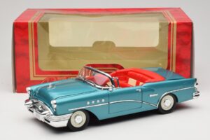 Buick Century Cabriolet Blå Mira 1:18 6134 Metal — billede 8 af 8
