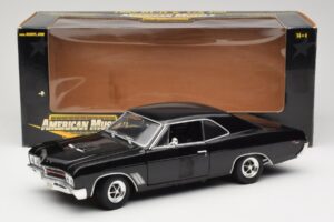 Buick GS 400 Sort American Muscle 1:18 33086 Metal — billede 8 af 8