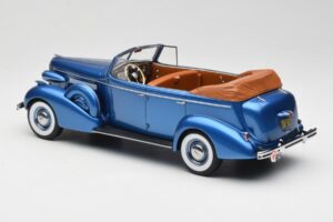Buick Roadmaster 80-C Four Door Phaeton Blue Metallic BoS Models 1:18 BOS372 Resin — billede 5 af 6