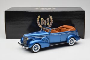 Buick Roadmaster 80-C Four Door Phaeton Blue Metallic BoS Models 1:18 BOS372 Resin — billede 6 af 6