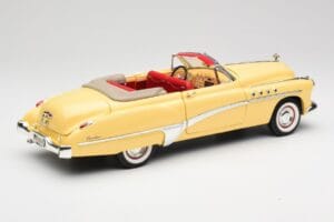 Buick Roadmaster Chrome Yellow Motormax 1:18 23124646-M17 Metal — billede 3 af 8