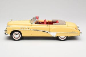 Buick Roadmaster Chrome Yellow Motormax 1:18 23124646-M17 Metal — billede 4 af 8