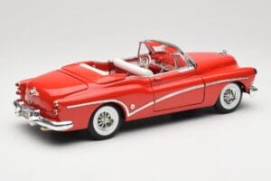 Buick Skylark Cabriolet Rød Motormax 1:18 73129 Metal — billede 3 af 8