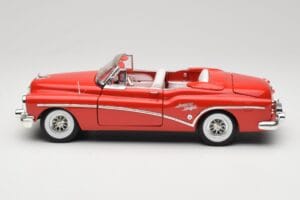 Buick Skylark Cabriolet Rød Motormax 1:18 73129 Metal — billede 4 af 8