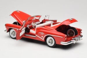 Buick Skylark Cabriolet Rød Motormax 1:18 73129 Metal — billede 5 af 8