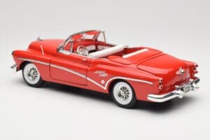 Buick Skylark Cabriolet Rød Motormax 1:18 73129 Metal — billede 7 af 8