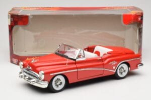 Buick Skylark Cabriolet Rød Motormax 1:18 73129 Metal — billede 8 af 8