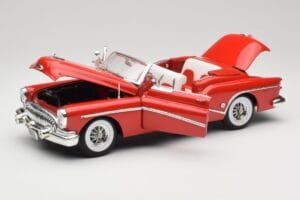 Buick Skylark Rød Motormax 1:18 411393-M1 Metal — billede 2 af 8