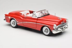 Buick Skylark Rød Motormax 1:18 411393-M1 Metal — billede 6 af 8