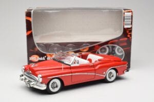 Buick Skylark Rød Motormax 1:18 411393-M1 Metal — billede 8 af 8