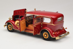 Cadillac Deluxe Tudor Statslimousine Puyi Sidste Kejser af Kina Sun Star 1:18 4100 Metal — billede 5 af 9