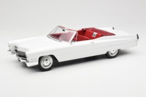 Cadillac DeVille Cabriolet Hvid KK-Scale 1:18 KKDC180313 Metal