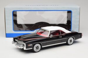 Cadillac Eldorado Cabriolet Sort MCG 1:18 MCG18473 Metal — billede 8 af 8