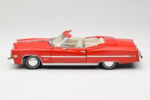 Cadillac Eldorado Cabriolet Rød Anson 1:18 30387 Metal — billede 4 af 8