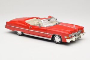 Cadillac Eldorado Cabriolet Rød Anson 1:18 30387 Metal — billede 6 af 8
