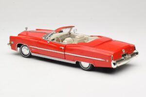 Cadillac Eldorado Cabriolet Rød Anson 1:18 30387 Metal — billede 7 af 8