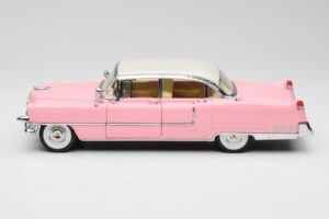 Cadillac Fleetwood Elvis Presley Pink MRC 1:18 LIC1000 Metal — billede 4 af 8