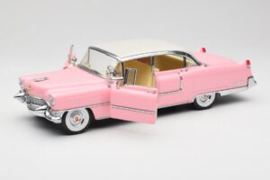 Cadillac Fleetwood Elvis Presley Pink MRC 1:18 LIC1000 Metal — billede 2 af 8