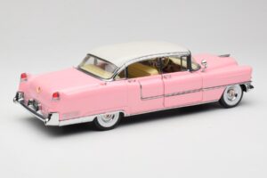 Cadillac Fleetwood Elvis Presley Pink MRC 1:18 LIC1000 Metal — billede 3 af 8