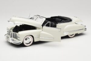 Cadillac Series 62 Cabriolet Hvid Anson 1:18 30335 Metal — billede 2 af 8
