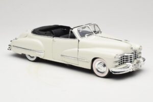 Cadillac Series 62 Cabriolet Hvid Anson 1:18 30335 Metal — billede 6 af 8