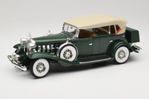 Cadillac Sport Phaeton Grøn Anson 1:18 30383 Metal — billede 3 af 9