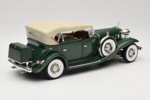 Cadillac Sport Phaeton Grøn Anson 1:18 30383 Metal — billede 4 af 9
