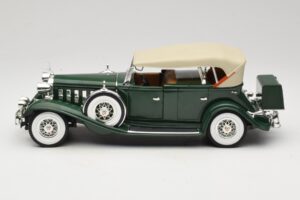 Cadillac Sport Phaeton Grøn Anson 1:18 30383 Metal — billede 5 af 9