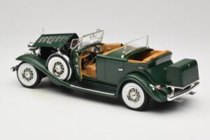 Cadillac Sport Phaeton Grøn Anson 1:18 30383 Metal — billede 6 af 9