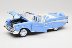 Chevrolet Bel Air Cabriolet Blå Road Signature 1:18 55/1/0863 Metal — billede 2 af 8