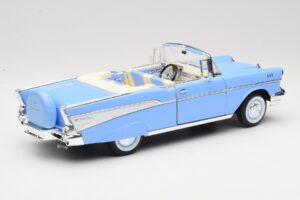 Chevrolet Bel Air Cabriolet Blå Road Signature 1:18 55/1/0863 Metal — billede 3 af 8