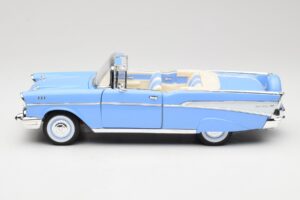 Chevrolet Bel Air Cabriolet Blå Road Signature 1:18 55/1/0863 Metal — billede 4 af 8