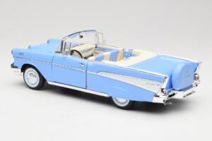 Chevrolet Bel Air Cabriolet Blå Road Signature 1:18 55/1/0863 Metal — billede 7 af 8