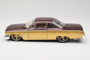 Chevrolet Bel Air Guld & Brun Maisto 1:18 31064 Metal — billede 4 af 8